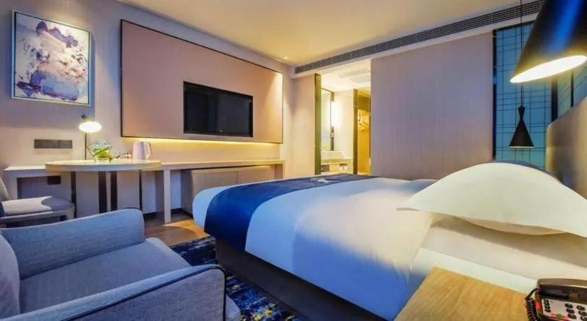 Bed in Echarm Hotel Anshun High-speed Railway Station Jichang Road