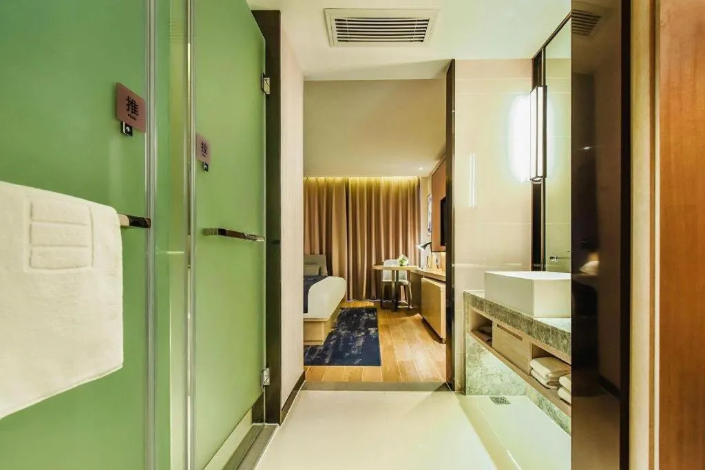 Bed in Echarm Hotel Anshun High-speed Railway Station Jichang Road