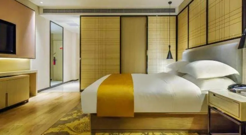 Bed in Echarm Hotel Anshun High-speed Railway Station Jichang Road