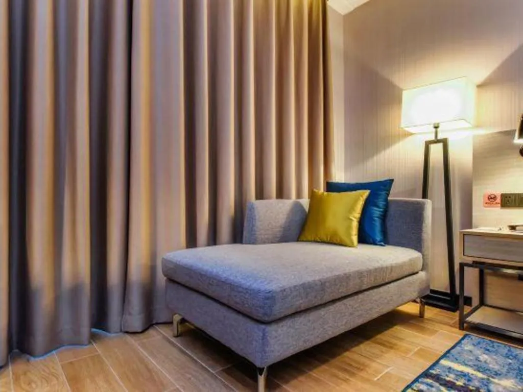 Bed in Echarm Hotel Anshun High-speed Railway Station Jichang Road