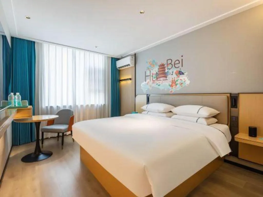 Bed in City Comfort Inn Wuhan Huangxiaohe Road Huaqiao