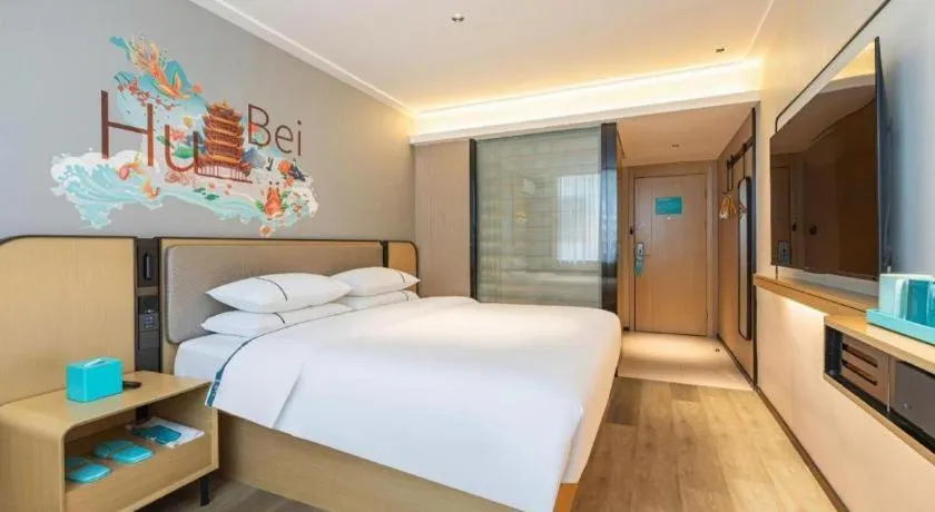Bed in City Comfort Inn Wuhan Huangxiaohe Road Huaqiao