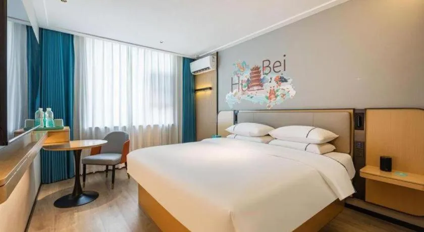 Bed in City Comfort Inn Wuhan Huangxiaohe Road Huaqiao