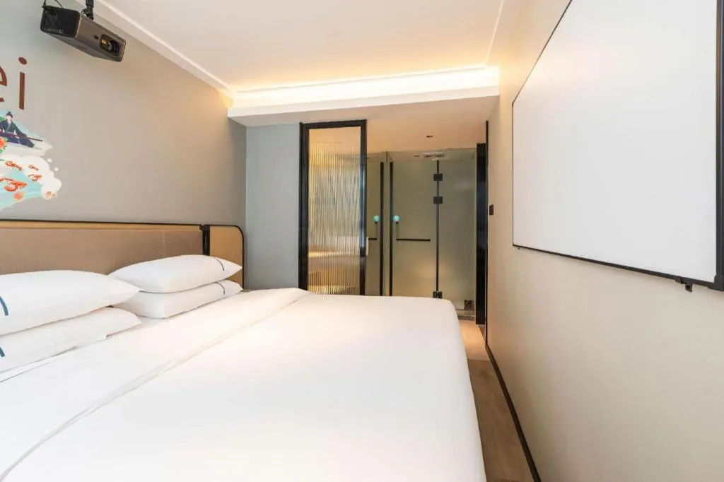 Bed in City Comfort Inn Wuhan Huangxiaohe Road Huaqiao