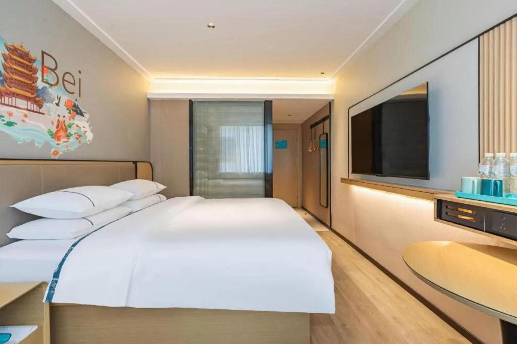 Bed in City Comfort Inn Wuhan Huangxiaohe Road Huaqiao