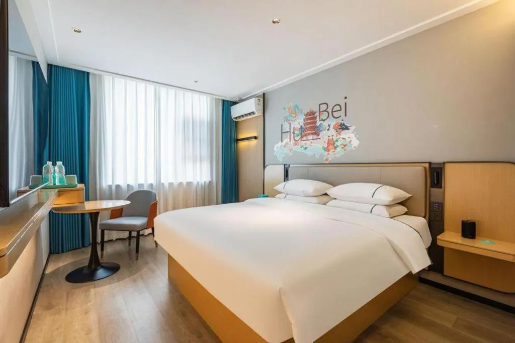 Bed in City Comfort Inn Wuhan Huangxiaohe Road Huaqiao