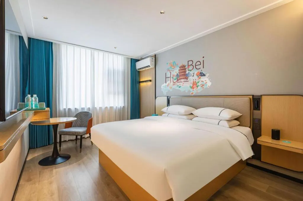 Bed in City Comfort Inn Wuhan Huangxiaohe Road Huaqiao
