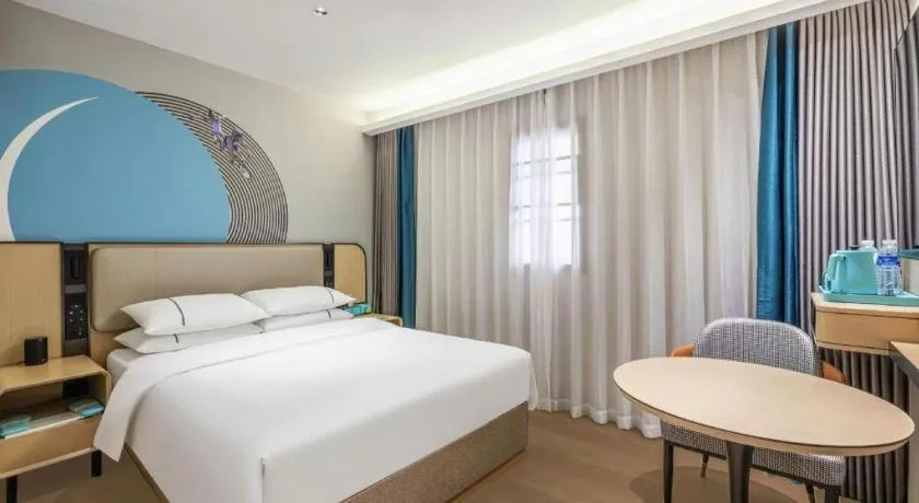 Bed in City Comfort Inn Wuhan Jianghan Road Liuduqiao Metro Station