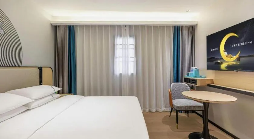 Bed in City Comfort Inn Wuhan Jianghan Road Liuduqiao Metro Station