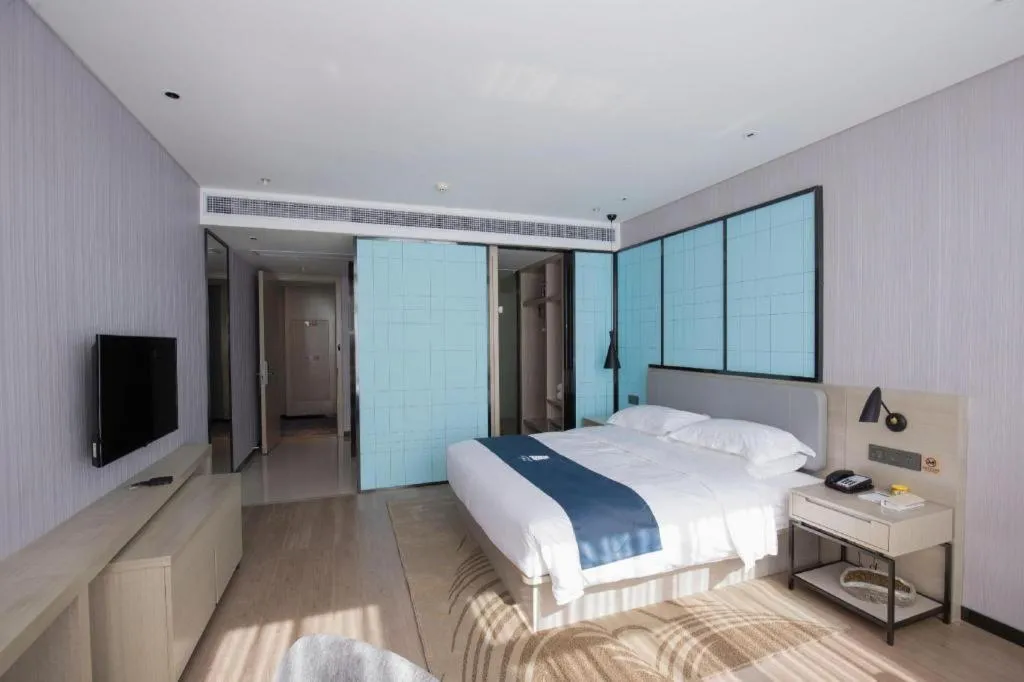 Bed in Echarm Hotel An'xi Hengxing Coach Station