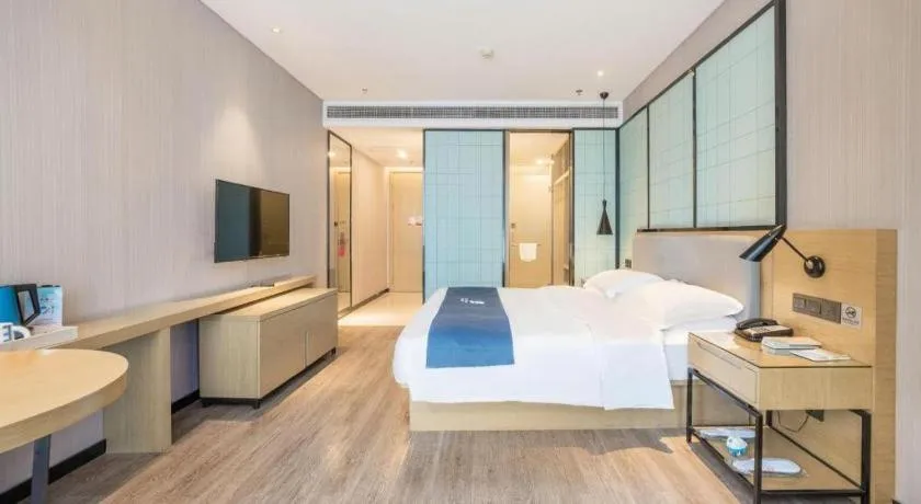 Bed in Echarm Hotel An'xi Hengxing Coach Station