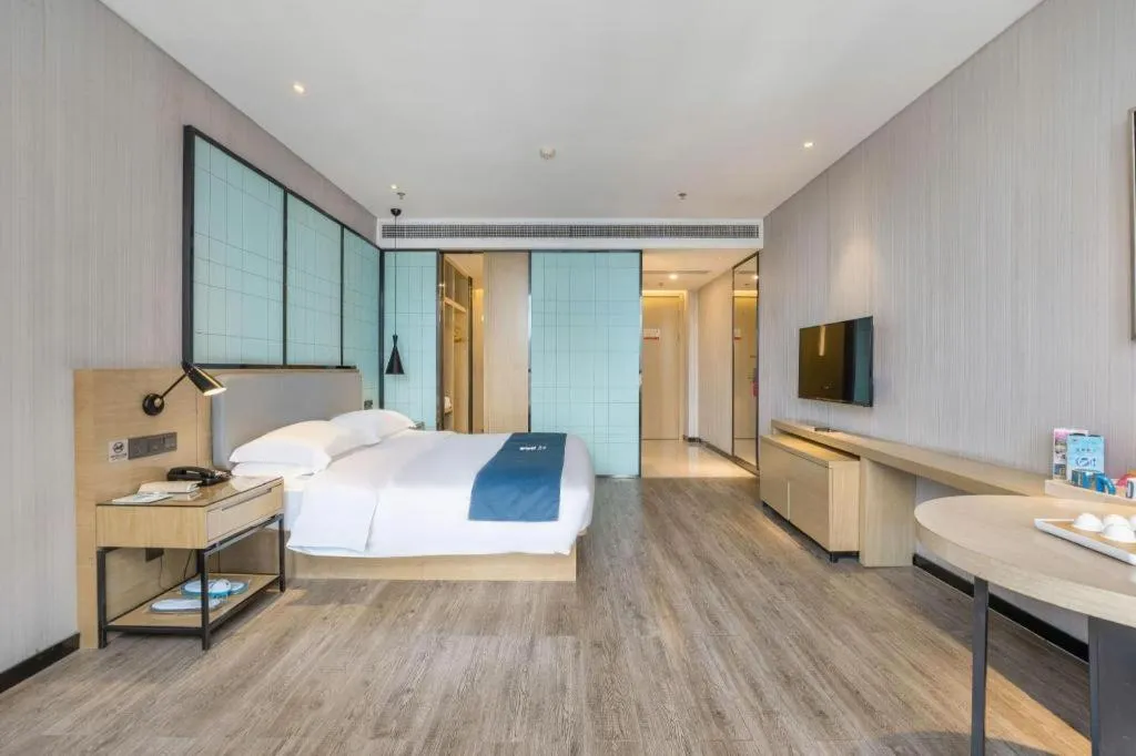 Bed in Echarm Hotel An'xi Hengxing Coach Station