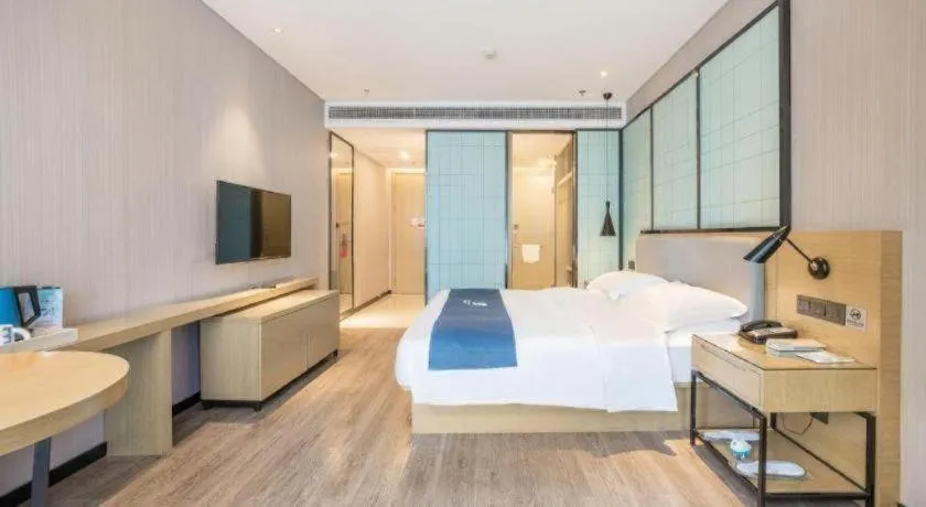 Bed in Echarm Hotel An'xi Hengxing Coach Station