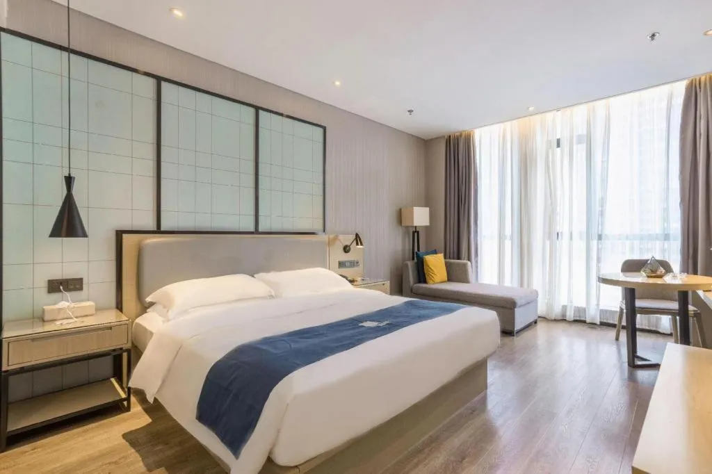 Bed in Echarm Hotel An'xi Hengxing Coach Station