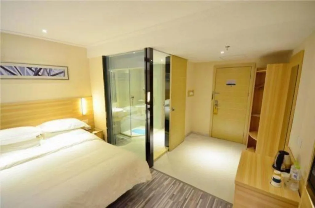 Bed in City Comfort Inn Hankou Railway Station Tangjiadun Wanda Plaza