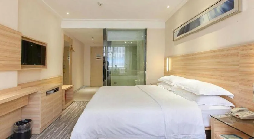 Bed in City Comfort Inn Hankou Railway Station Tangjiadun Wanda Plaza