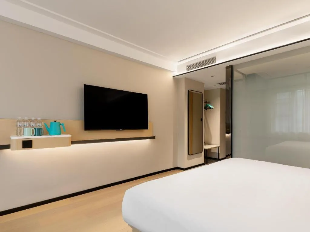 Bed in City Comfort Inn Wuhan Dream Times Jiedaokou