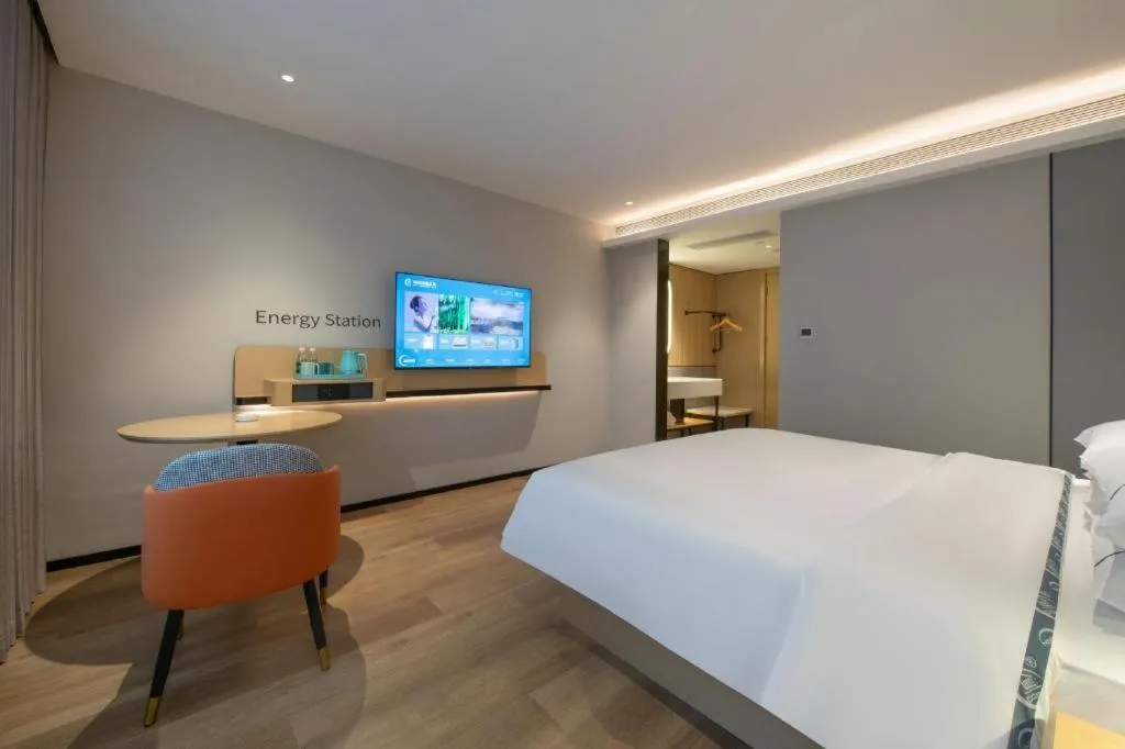 Bed in City Comfort Inn Guangzhou Tower Kecun Metro Station Dunhe
