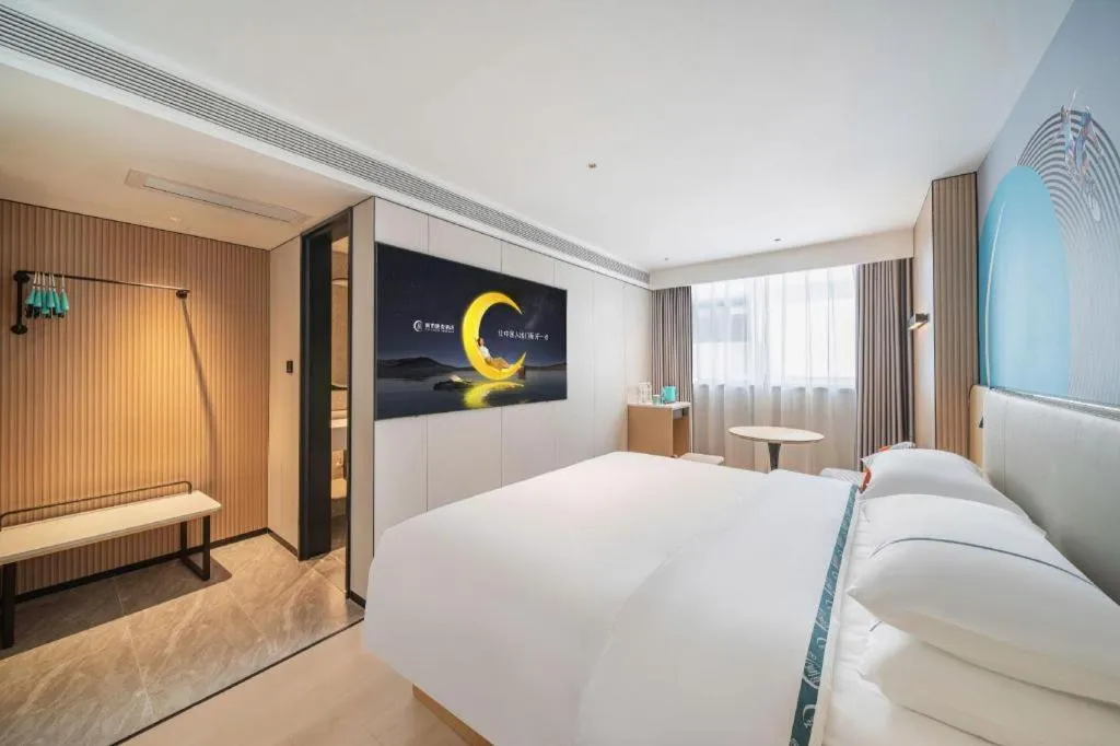 Bed in City Comfort Inn Guangzhou Tower Kecun Metro Station Dunhe