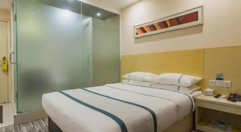 Bed in City Comfort Inn Guangzhou Tower Kecun Metro Station Dunhe
