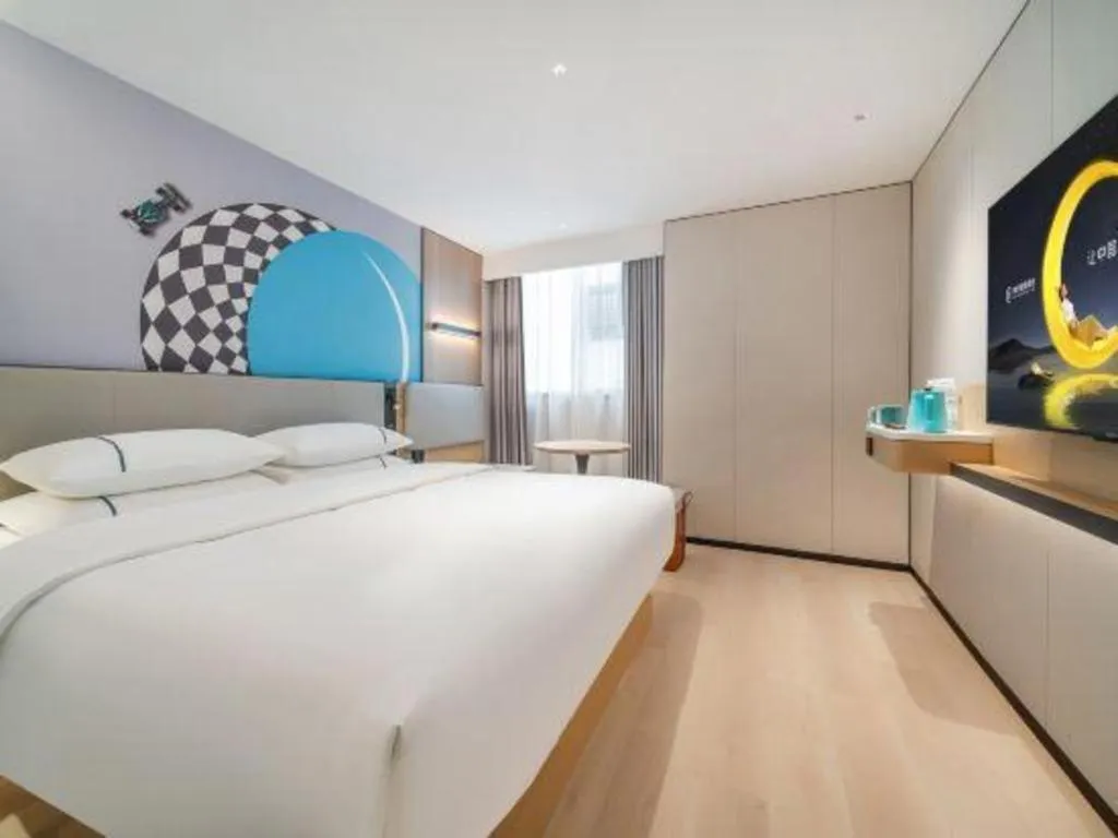 Bed in City Comfort Inn Guangzhou Tower Kecun Metro Station Dunhe