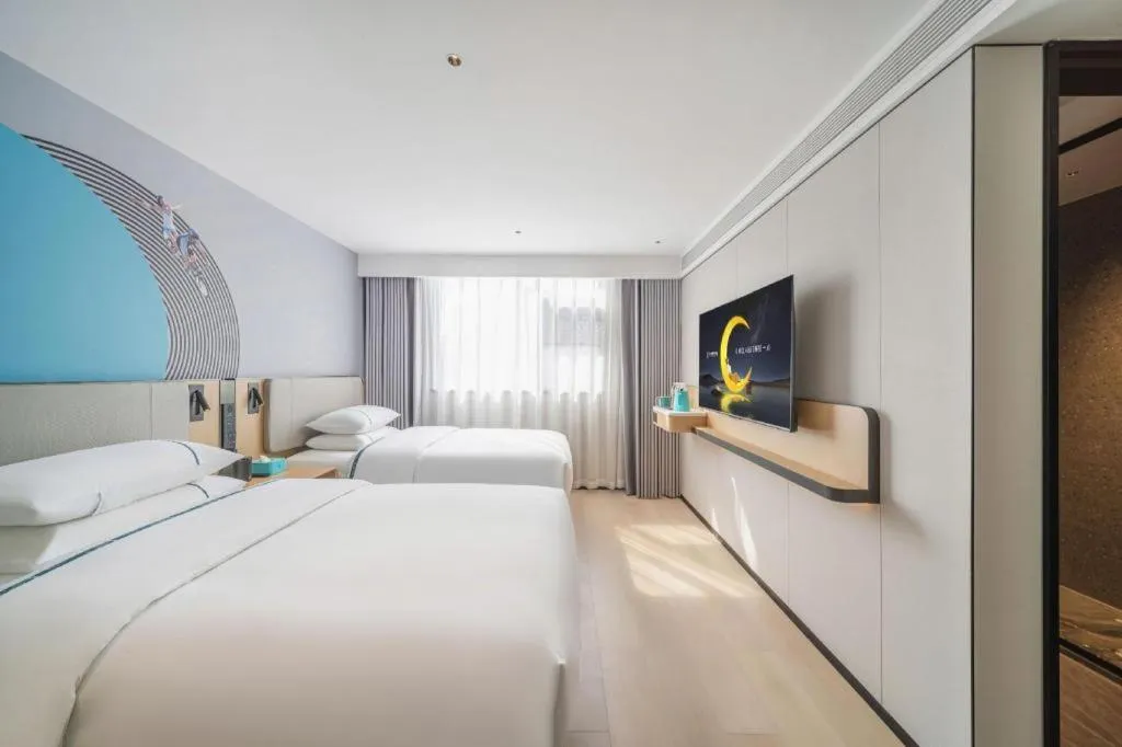 Bed in City Comfort Inn Guangzhou Tower Kecun Metro Station Dunhe