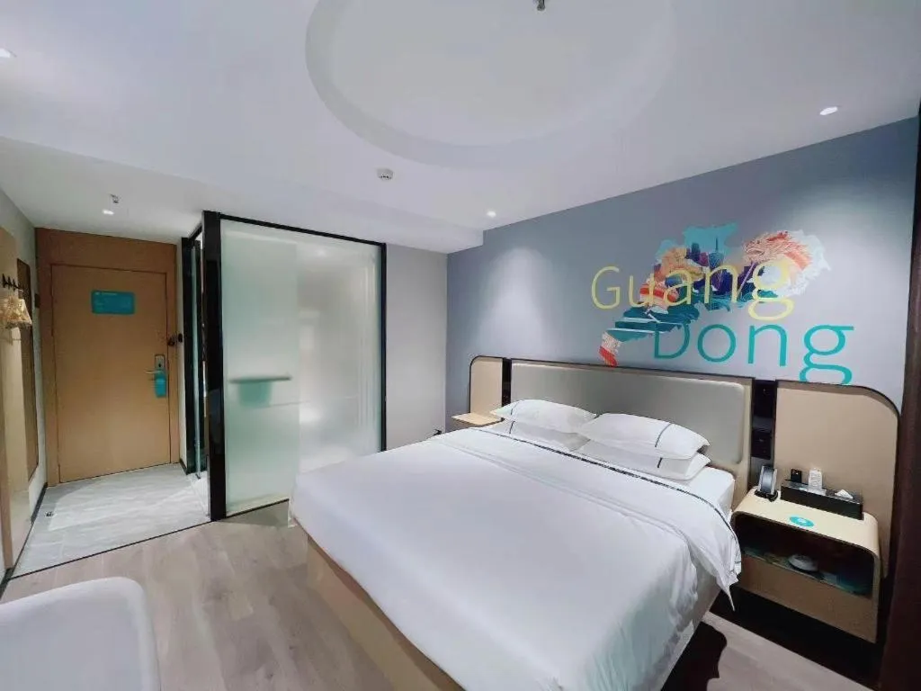 Bed in City Comfort Inn Guangzhou Tower Kecun Metro Station Dunhe