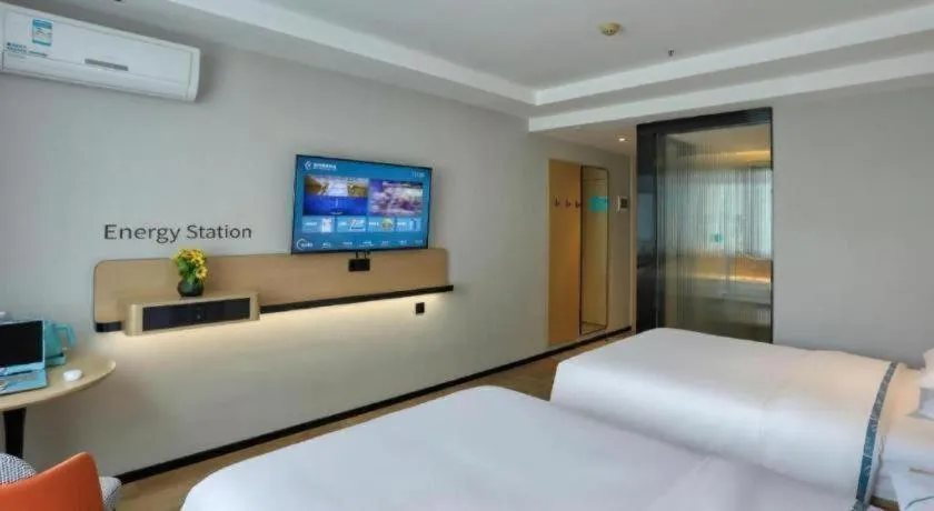 Bed in City Comfort Inn Guangzhou Tower Kecun Metro Station Dunhe