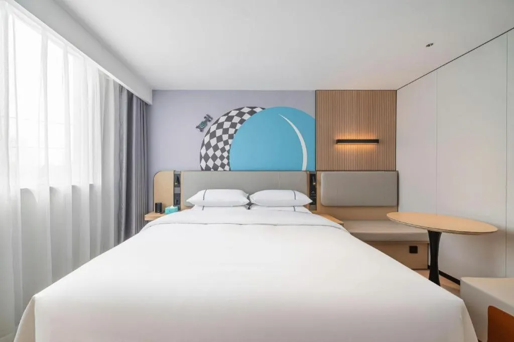 Bed in City Comfort Inn Guangzhou Tower Kecun Metro Station Dunhe