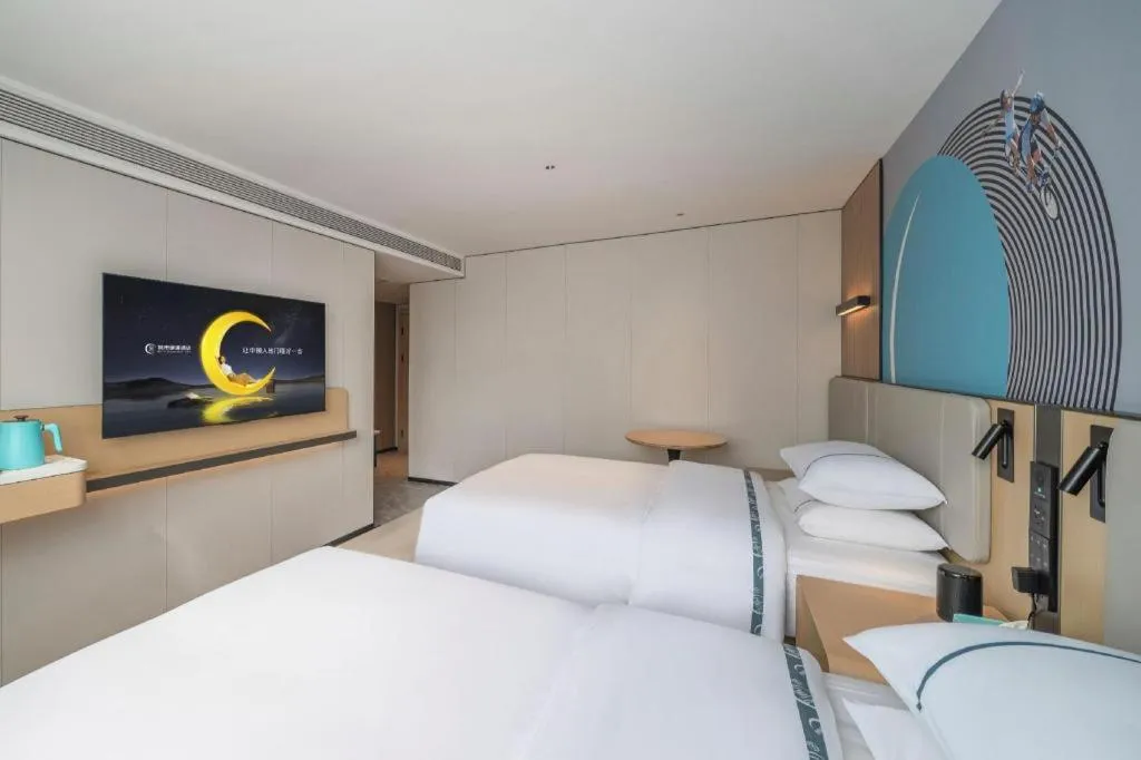 Bed in City Comfort Inn Guangzhou Tower Kecun Metro Station Dunhe