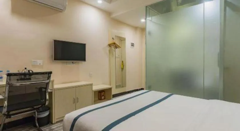 Bed in City Comfort Inn Guangzhou Tower Kecun Metro Station Dunhe