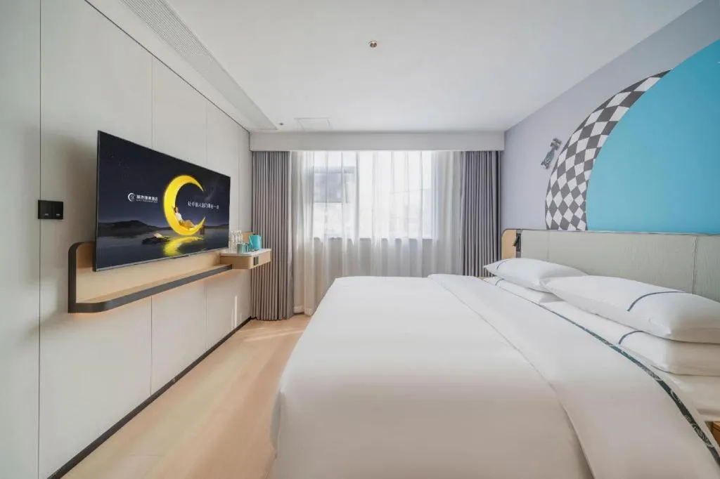Bed in City Comfort Inn Guangzhou Tower Kecun Metro Station Dunhe