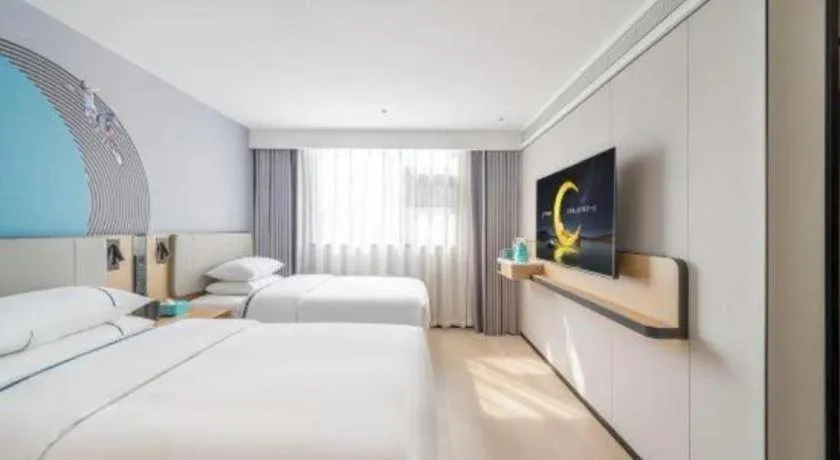 Bed in City Comfort Inn Guangzhou Tower Kecun Metro Station Dunhe