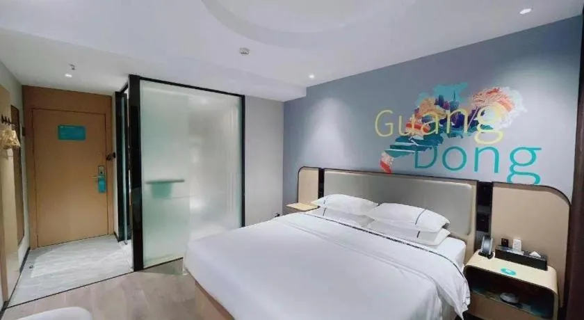 Bed in City Comfort Inn Guangzhou Tower Kecun Metro Station Dunhe