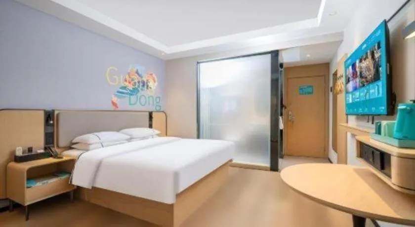 Bed in City Comfort Inn Guangzhou Tower Kecun Metro Station Dunhe
