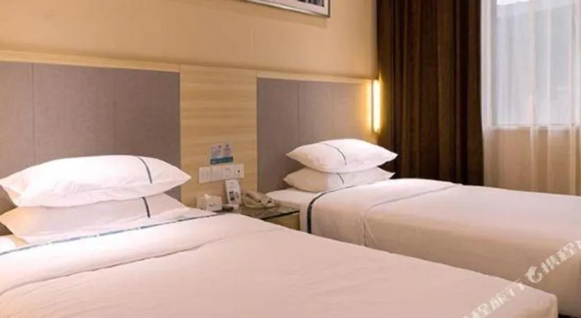 Bed in City Comfort Inn Guangzhou Zengcheng Yonghe Yongkang Road