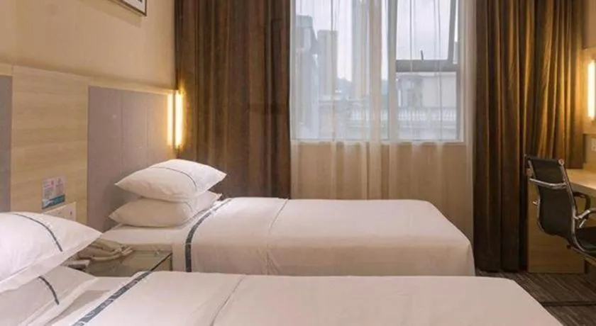 Bed in City Comfort Inn Guangzhou Zengcheng Yonghe Yongkang Road