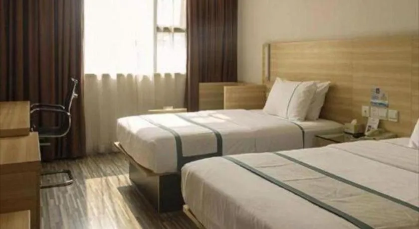 Bed in City Comfort Inn Guangzhou Zengcheng Yonghe Yongkang Road