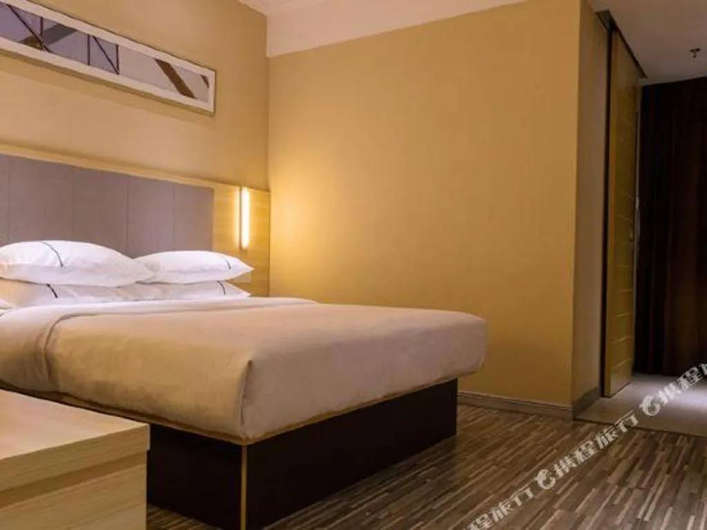 Bed in City Comfort Inn Guangzhou Zengcheng Yonghe Yongkang Road