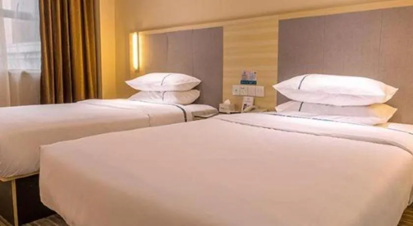 Bed in City Comfort Inn Guangzhou Zengcheng Yonghe Yongkang Road