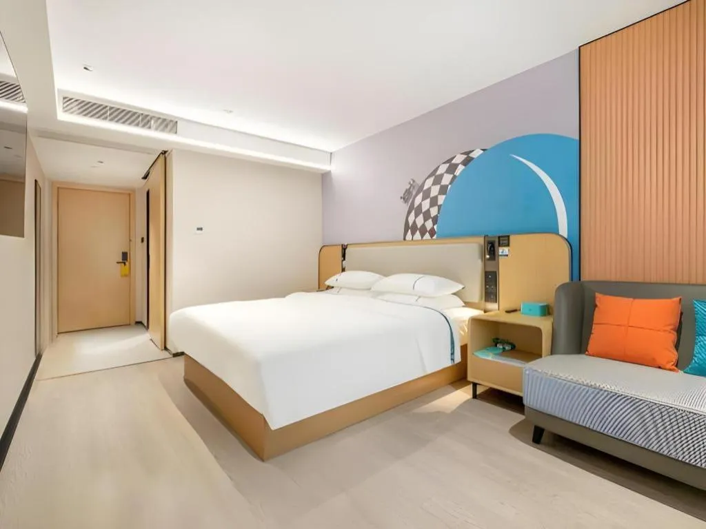 Bed in City Comfort Inn Guangzhou Luyuan Road Taojin Metro Station