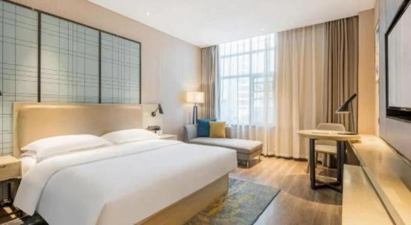 Bed in Echarm Hotel Yiyang Wanda Plaza