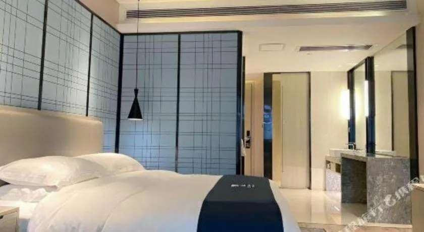 Bed in Echarm Hotel Yiyang Wanda Plaza