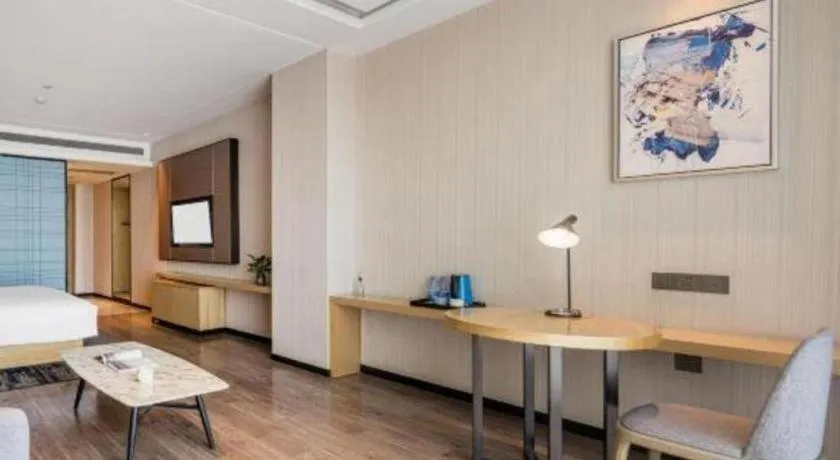 Bed in Echarm Hotel Yiyang Wanda Plaza