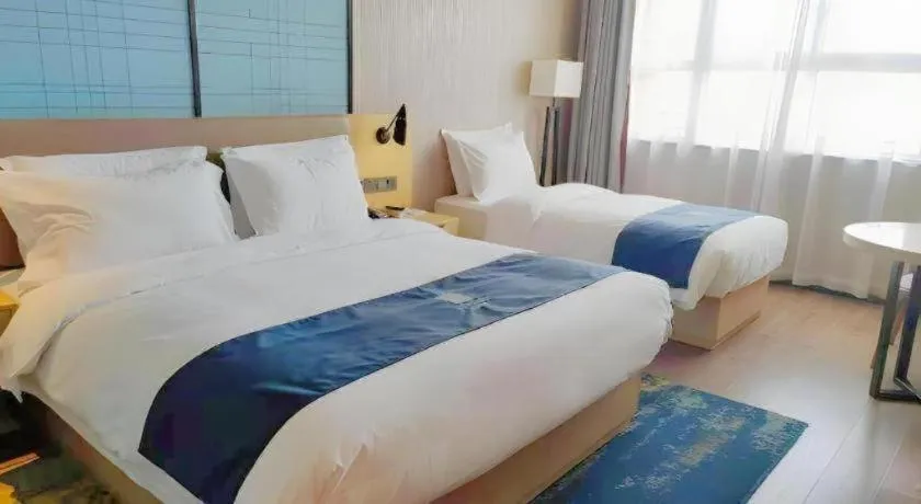 Bed in Echarm Hotel Xian Ming City Wall South Gate