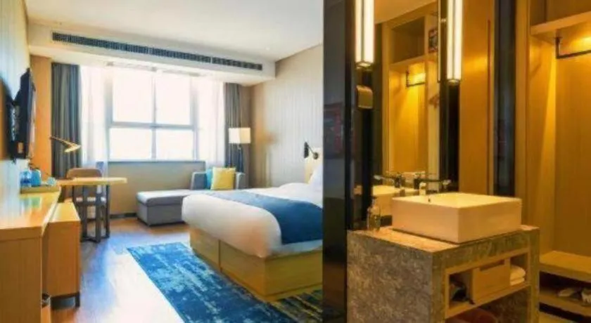 Bed in Echarm Hotel Xian Ming City Wall South Gate