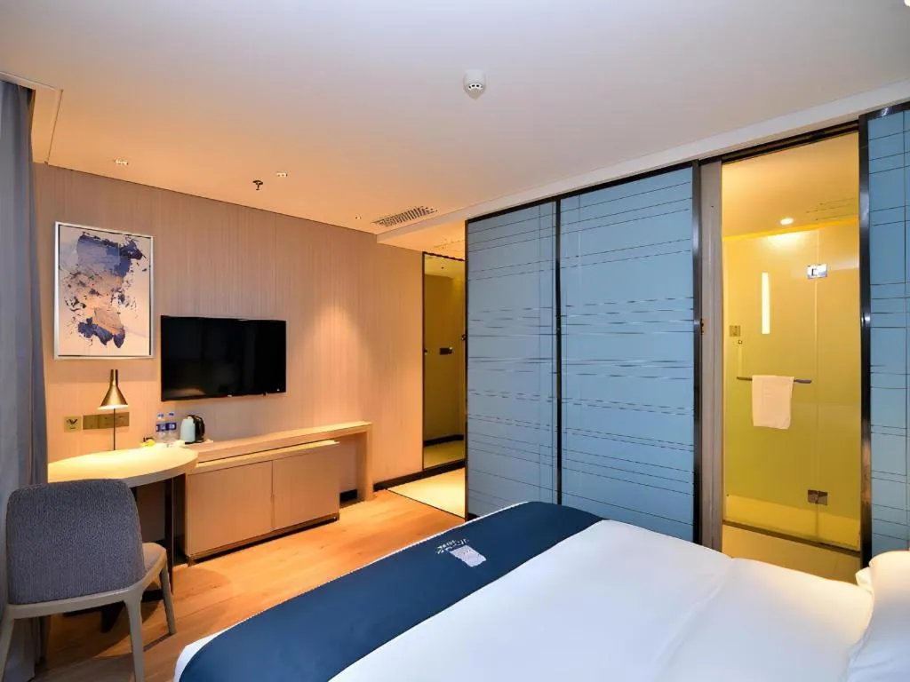 Bed in Echarm Hotel Xian Ming City Wall South Gate