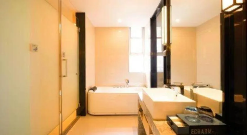 Bed in Echarm Hotel Xian Ming City Wall South Gate