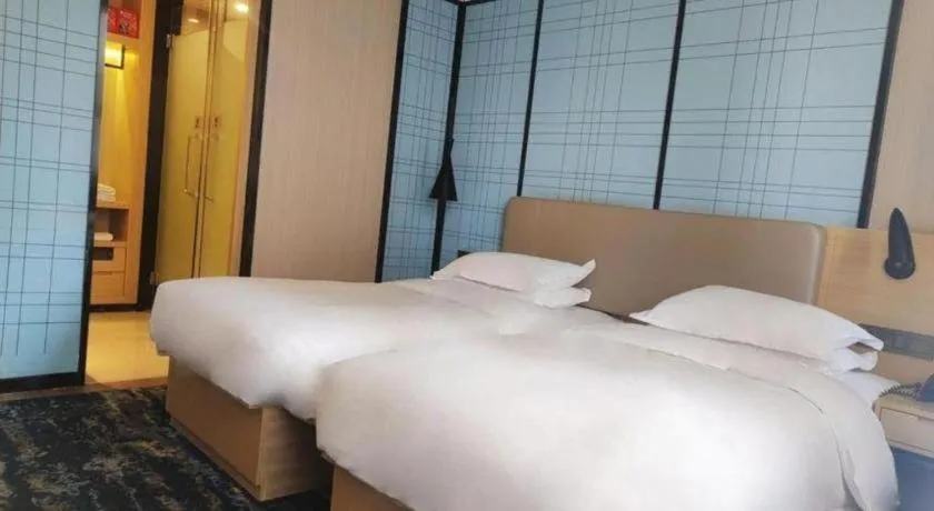 Bed in Echarm Hotel Xian Ming City Wall South Gate