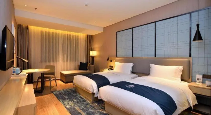 Bed in Echarm Hotel Xian Ming City Wall South Gate